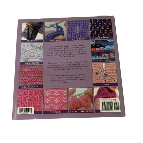 The Encyclopedia Of Crochet Techniques By Jan Eaton Hardcover Beginner Crafting - Picture 10 of 11